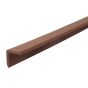 WPC stenski kotnik - barva: temno rjava, Dolžina: 200 cm