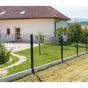 Ograjna polja David 6/5/6 mm - cinkano ali barvano: barvano antracit, višina v cm: 103, dolžina v cm: 251, teža ca. kg: 14