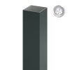 Aluminijasti začetni ali končni steber 100 x 100 x 4 mm - dolžina: 200 cm, barva: antracit