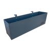 Cvetlično korito – barva: antracit, širina: 50 cm, višina: 15 cm, globina: 12 cm