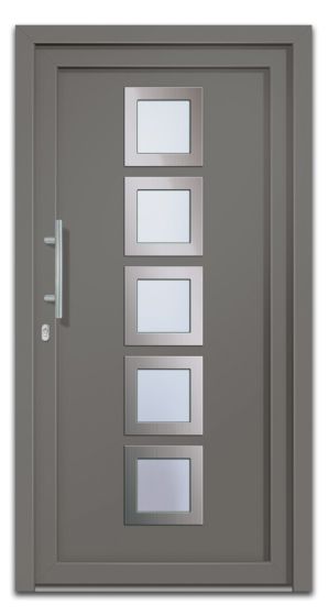Vhodna vrata Alu Pro - Quinto - 1100 x 2100 mm (š x v) - Barva: antracit, Odpiranje znotraj: levo po DIN-u