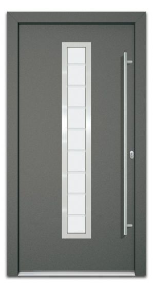 Vhodna vrata Alu Pro - Venus - 1100 x 2100 mm (š x v) - Barva: antracit, Odpiranje znotraj: desno DIN-u