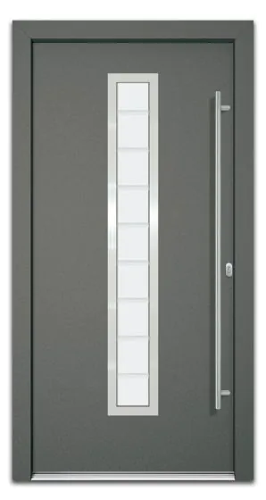 Vhodna vrata Alu Pro - Venus - 1100 x 2100 mm (š x v) - Barva: antracit, Odpiranje znotraj: desno DIN-u