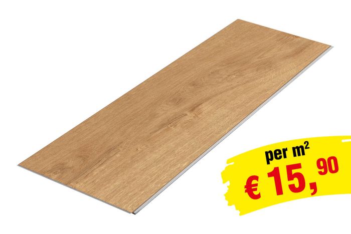 Laminatna tla s klik sistemom - Model: LENS hrast dekor, Dimenzija: 1292 x 193 x 8 mm