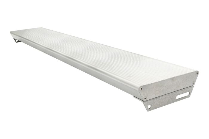 Alu stopnice protidrsne vključno z 2 pokrovi in vijaki - izvedba: natur, širina: 1200 mm, globina: 270 mm