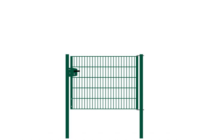 Vrata-žična rešetka David 1 - krilna, 137 cm široka - višina v cm: 103, širina v cm: 137, cinkano ali barvano: barvano zeleno