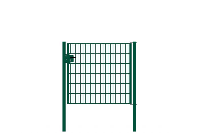 Vrata-žična rešetka David 1 - krilna, 137 cm široka - višina v cm: 123, širina v cm: 137, cinkano ali barvano: barvano zeleno
