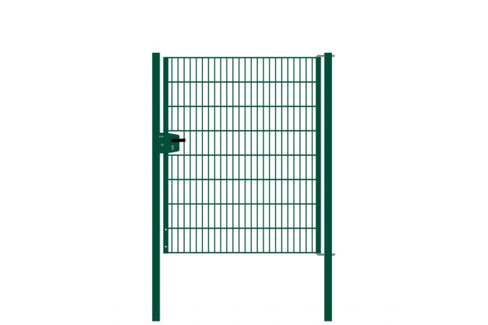 Vrata-žična rešetka David 1 - krilna, 137 cm široka - višina v cm: 163, širina v cm: 137, cinkano ali barvano: barvano zeleno