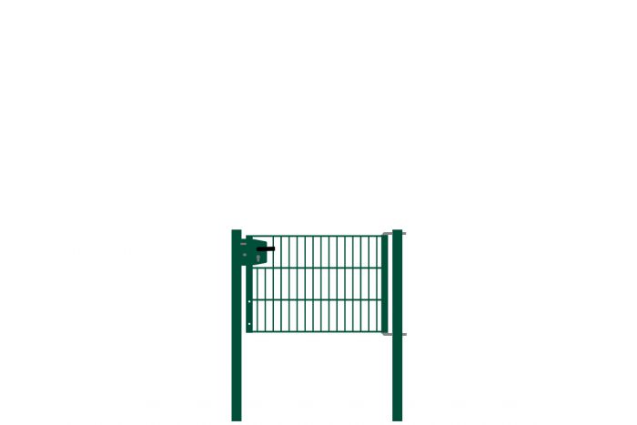 Vrata-žična rešetka David 1 - krilna, 97 cm široka - cinkano ali barvano: barvano zeleno, višina v cm: 63, širina v cm: 97, Teža v kg: 14,6