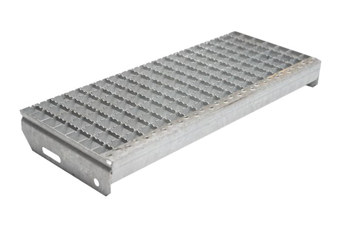 Protidrsne stopnice mrežne rešetke 30x30mm, vroče-cinkano