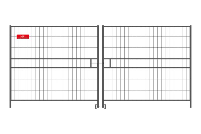 Ograja - Euro vrata 4400 x 2020 mm