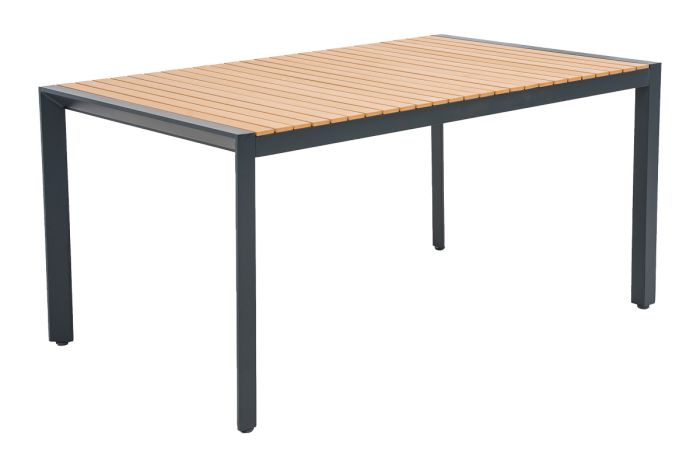 Mize Atlanta iz aluminija - barva aluminija: antrazit, dolžina: 1480 mm, širina: 900 mm, višina: 720 mm