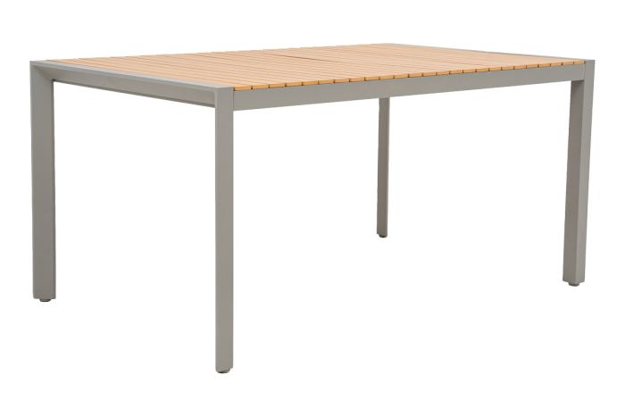 Mize Atlanta iz aluminija - barva aluminija: sivi aluminij, dolžina: 1480 mm, širina: 900 mm, višina: 720 mm