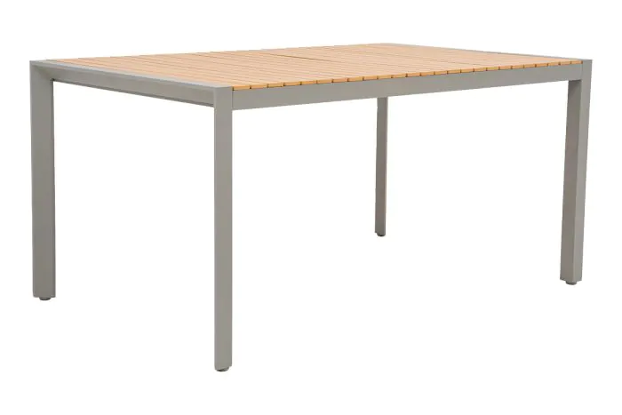 Mize Atlanta iz aluminija - barva aluminija: sivi aluminij, dolžina: 1480 mm, širina: 900 mm, višina: 720 mm