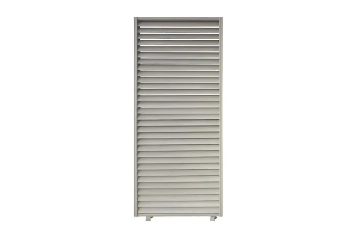 Stranska stena za pergolo Dallas - barva: sivo aluminijasta, višina: 2300 mm, širina: 980 mm