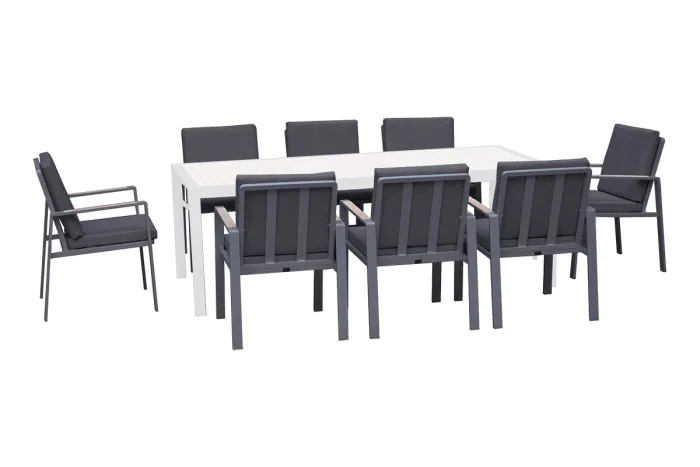 Vrtni stol Nice – širina: 615 mm, globina: 605 mm, višina: 850 mm, višina sedišča: 410 mm