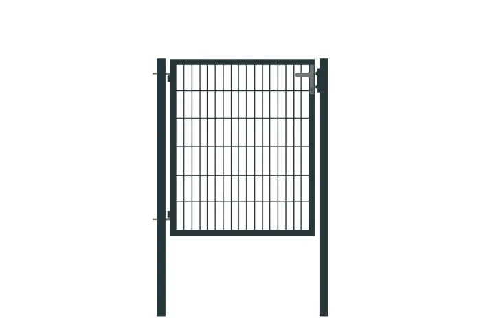 Vrata s cevnim okvirjem Basic 1-krilna - Opis: antracit prevlečeno, svetla širina: ca. 87 cm, skupna širina: ca. 107 cm, višina: 123 cm