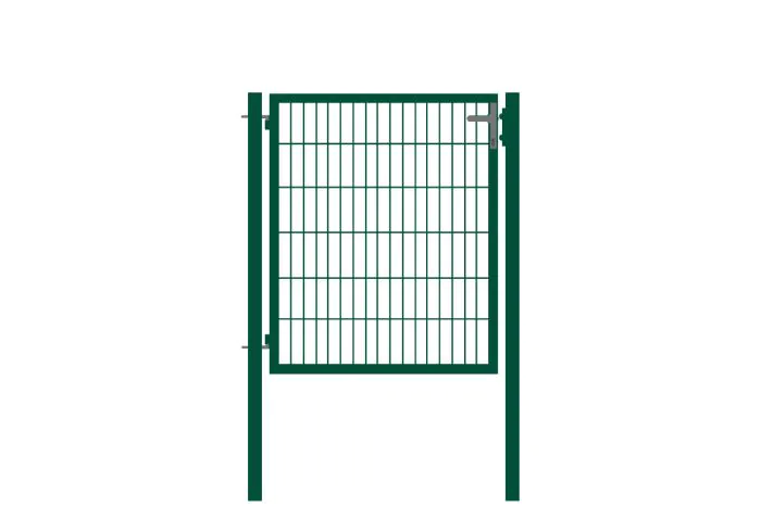 Vrata s cevnim okvirjem Basic 1-krilna - Opis: zeleno prevlečeno, svetla širina: ca. 87 cm, skupna širina: ca. 107 cm, višina: 123 cm