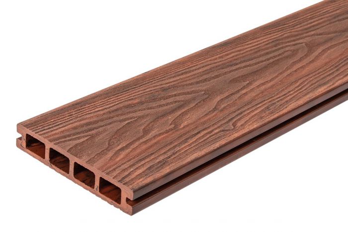 Deske za terase WPc - dolžina v m: 2,9, prerez v cm: 140 x 25, barva: WPC lesni videz rjava