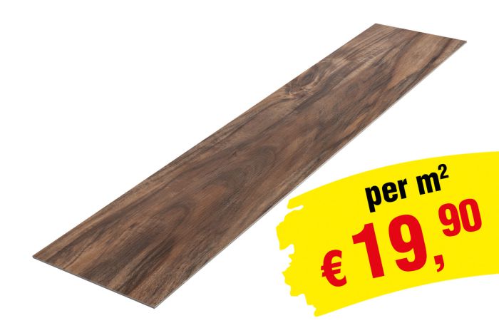 Obloge iz vinila Loose Lay 1220 x 228 x 5 mm (LxBxH) - Model: CHOPIN Orehov dekor
