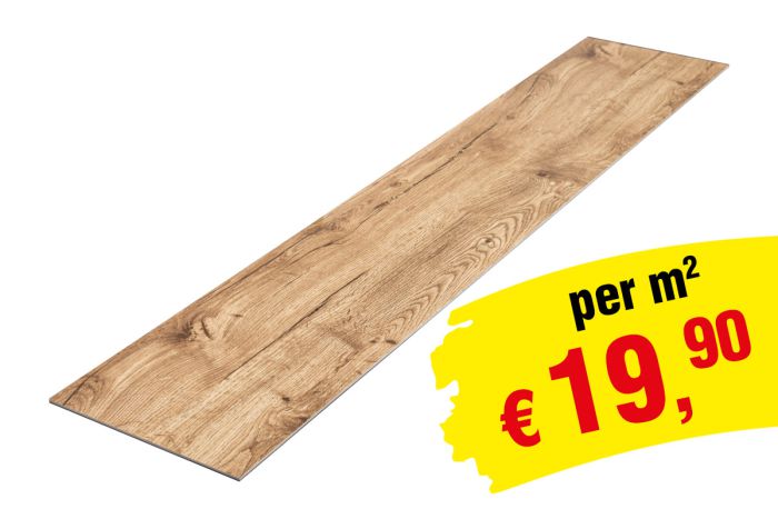 Obloge iz vinila Loose Lay 1220 x 228 x 5 mm (LxBxH) - Model: HAYDN hrast dekor
