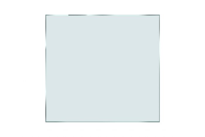 Vezano varnostno steklo, mat belo - mere v mm: 800 x 750,  m²: 0,60,  Debelina stekla: 8,76 mm