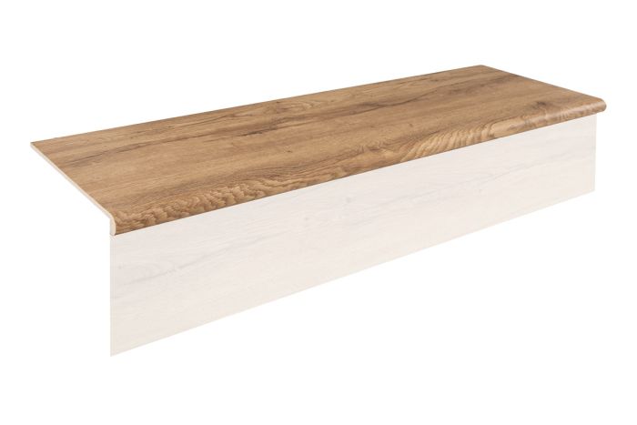 Stopnična plošča iz vinila 1200 x 300 x 30 mm - model: HAYDN hrast dekor