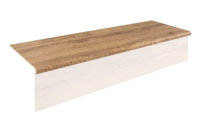 Stopnična plošča iz vinila 1200 x 300 x 30 mm - model: HAYDN hrast dekor