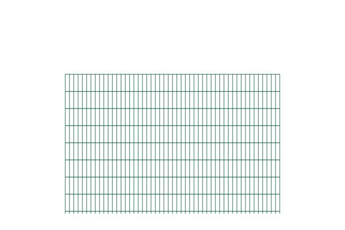Ograjna polja David 6/5/6 mm - cinkano ali barvano: barvano zeleno, višina v cm: 163, dolžina v cm: 251, teža ca. kg: 21.50