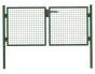 Ograjna vrata Dingo 2-krilna -Dimenzije (višina x širina): 175 x 300 cm, izvedba: prevlečeno zeleno