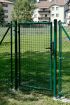 Pletena mrežna ograja Dingo, prašno barvana zeleno - Višina: 1500 mm,  Okenca: 60 mm