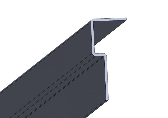 Zaključek za deske za terase iz aluminija