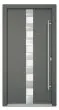 Vhodna vrata Alu Pro - Jupiter - 1100 x 2100 mm (š x v) - Barva: antracit, Odpiranje znotraj: desno DIN-u