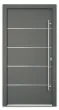 Vhodna vrata Alu Pro - Saturn - 1100 x 2100 mm (š x v)  - Barva: antracit, Odpiranje znotraj: desno DIN-u