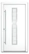 Vhodna vrata Alu Pro - Venus - 1100 x 2100 mm (š x v) - Barva: bela, odpiranje znotraj: levo po DIN-u