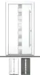 Vhodna vrata Alu Pro - Jupiter - 1100 x 2100 mm (š x v)