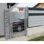 Vrata Vario s cevnim okvirjem, enokrilna - Opis: Pocinkana vrata, Višina v cm: 143, Skupna širina v cm: 112, Prehodna širina v cm: 100