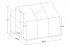 Toplogredna hiška model Žafran - barve: silber, dolžina: 1850 mm, višina: 1840 mm, širina: 2030 mm, okno: 1
