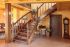 Lesene stopnice s stranicami Colonial