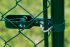 Pletena mrežna ograja Dingo, prašno barvana zeleno - Višina: 1000 mm,  Okenca: 60 mm