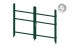 Okvir za vrata iz aluminija-brez polnila - 2-krilna (profil: 63 mm) - višina krila: 1440-2000 mm, naslon: levo, barva: zelena