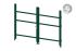 Okvir za vrata iz aluminija-brez polnila - 2-krilna (profil: 63 mm) - višina krila: 1440-2000 mm, naslon: desno, barva: zelena