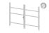Okvir za vrata iz aluminija-brez polnila - 2-krilna (profil: 63 mm) - višina krila: 1440-2000 mm, naslon: desno, barva: siva