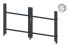 Okvir za vrata iz aluminija-brez polnila - 2-krilna (profil: 63 mm) - višina krila: 940-1500 mm, naslon: levo, barva: antracit