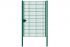 Vrata-žična rešetka David 1 - krilna, 137 cm široka - višina v cm: 203, širina v cm: 137, cinkano ali barvano: barvano zeleno