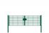Vrata-žična rešetka David 2 - krilna 271 cm široka - cinkano ali barvano: barvano zeleno, višina v cm: 83, širina v cm: 271, Teža v kg: 33,86