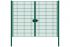 Vrata-žična rešetka David 2 - krilna 271 cm široka - cinkano ali barvano: barvano zeleno, višina v cm: 203, širina v cm: 271, Teža v kg: 72,82