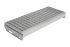 Protidrsne stopnice mrežne rešetke 30x30mm, vroče-cinkano