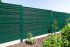 Protihrupna ograja Nature - dolžina: 251 cm, Višina: 80 cm, barva mreže: zeleno, Barvna plastika folija mat: zeleno