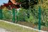 Okrasna ograja Rom – 251 cm dolžina - cinkano ali barvano: barvano zeleno, višina v cm: 103, dolžina v cm: 251